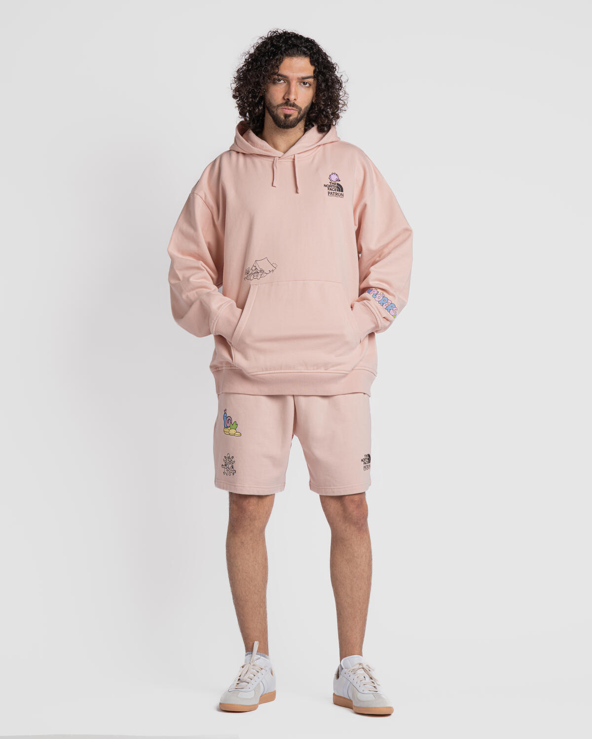 The North Face x Patron Plasticfree Peaks Oversized Hoodie The North Face x Patron Plasticfree Peaks Oversized Hoodie